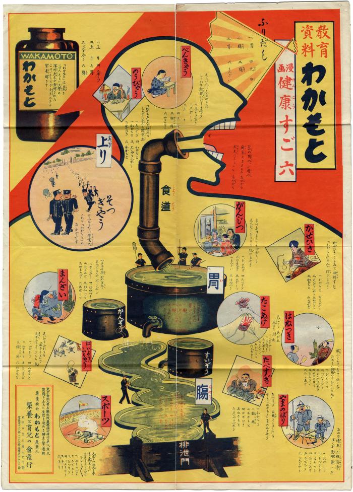 Wakamoto (わかもと) Pharmaceuticals poster