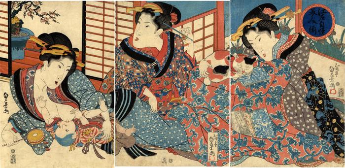 <i>A Collection of Beautiful Women: The Pride of Edo</i> — 江戸自慢美人揃