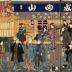 Central panel of a triptych of the Naritasan Festival (<i>Naritasan kaichō sankei gunshū no zu</i> - 成田山開帳参詣群集図) 