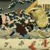 Nakamura Tsuruzō I (中村つる蔵) as the ferryman Jinbei (渡守甚平) from the play <i>Sakura Sōshi Gonichi no Bundan</i> (桜荘子後日文談)  based on <i>Higashiyama Sakura Zōshi</i> ('The Story of Cherry Blossoms on Higashiyama': 東山桜荘子)