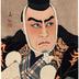 Matsumoto Kōshirō VII [七代目松本幸四郎] as Benkei [弁慶 ] - left-hand panel of a diptych